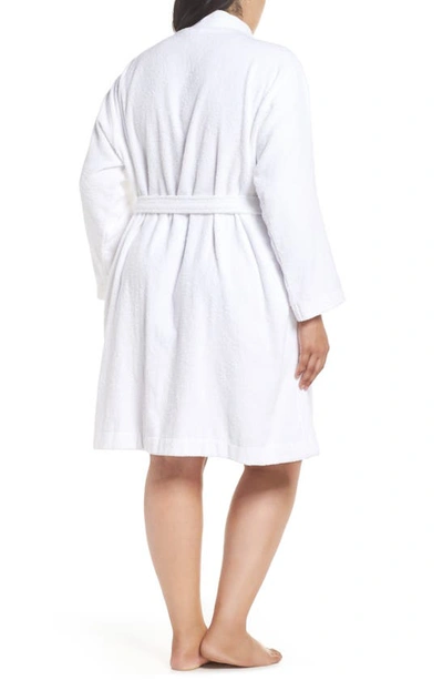 Shop Ugg Lorie Terry Short Robe In White