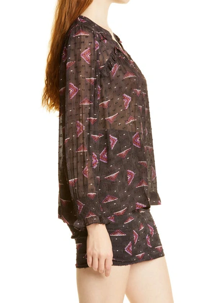 Ba&sh Ba & Sh Cathel Blouse - Carbon In Grey