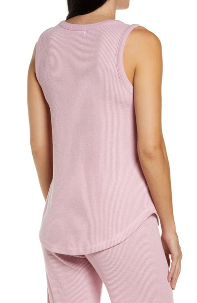 Shop Pj Salvage Text Essential Tank In Lilac Rose