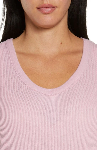 Pj Salvage Text Essential Tank In Lilac Rose