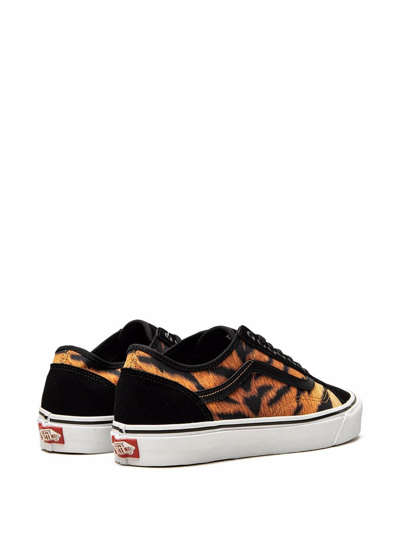 Shop Vans Old Skool Tapered "tiger" Sneakers In Black