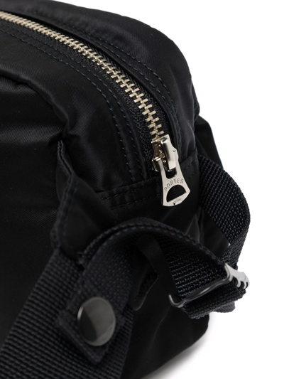 Shop Porter-yoshida & Co Logo Patch Belt Bag In Schwarz