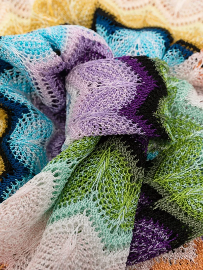 Missoni Geometric-print Hair Band In Nude