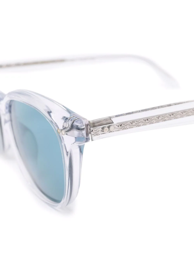 Oliver Peoples Desmon Wayfarer Sunglasses In White
