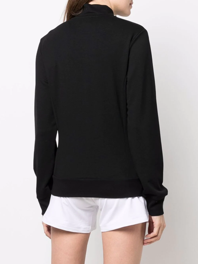 Ea7 Studded-logo Track Jacket In Schwarz