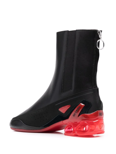 Shop Raf Simons Cycloid Ankle Boots In Schwarz