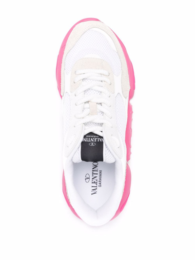 Shop Valentino Sneakers Bubbleback In White