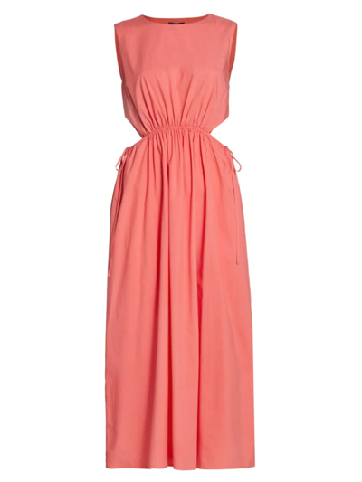 Shop Rails Women's Yvette Cut-out Dress In Spiced Coral