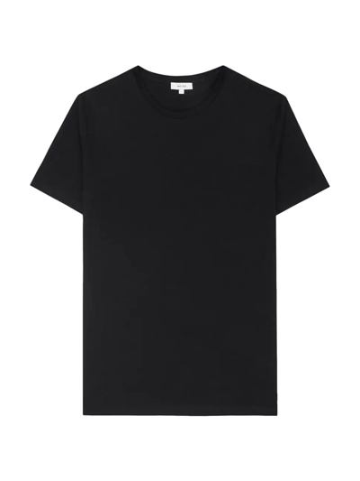 Shop Reiss Men's Bless Crewneck T-shirt In Black