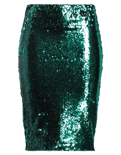 Shop Gaelle Paris Gaëlle Paris Woman Midi Skirt Emerald Green Size 4 Polyester