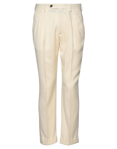Shop Drumohr Pants In Ivory