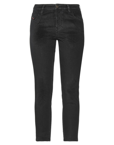 Shop Diesel Woman Pants Steel Grey Size 30w-30l Cotton, Polyester, Elastane