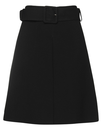Shop Versace Woman Mini Skirt Black Size 4 Acetate, Viscose