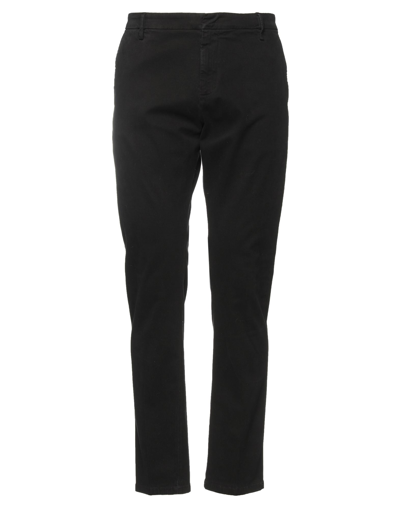 Shop Dondup Man Pants Black Size 35 Cotton, Lycra, Elastane