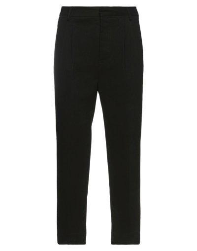 Mauro Grifoni Grifoni Man Pants Black Size 34 Polyester, Virgin Wool, Elastane In Black