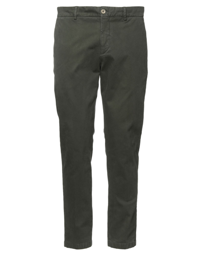 Shop Be Able Man Pants Dark Green Size 30 Cotton, Elastane