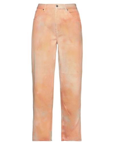 Weili Zheng Jeans In Salmon Pink