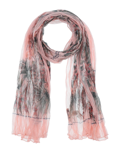 Shop Liu •jo Woman Scarf Pink Size - Polyester