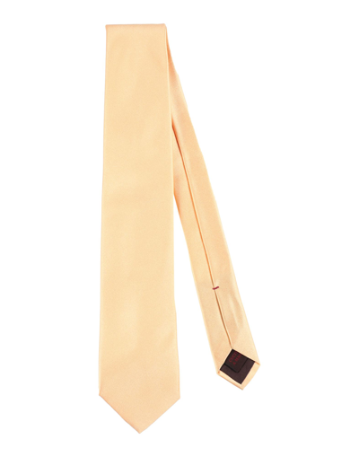 Shop Fiorio Ties & Bow Ties In Apricot