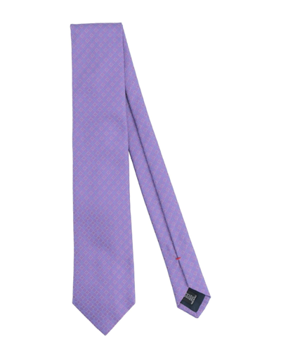 Shop Fiorio Ties & Bow Ties In Light Purple