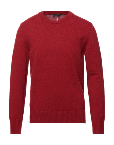 Shop +39 Masq Man Sweater Red Size L Wool