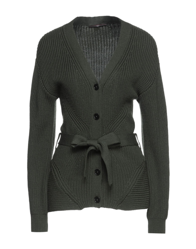 Shop High Woman Cardigan Dark Green Size L Wool, Acrylic