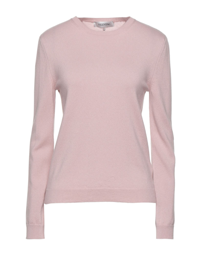 Shop Valentino Garavani Woman Sweater Pastel Pink Size 8 Cashmere
