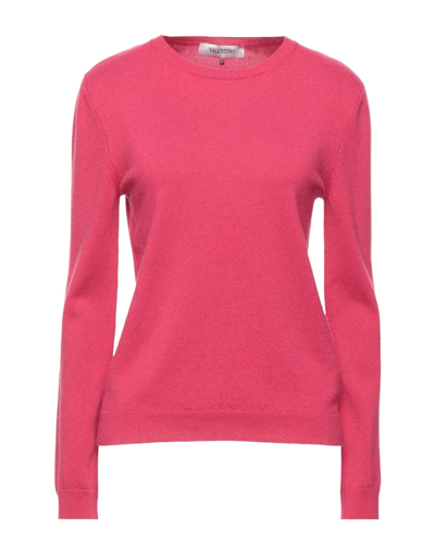Shop Valentino Garavani Woman Sweater Garnet Size 6 Cashmere In Red