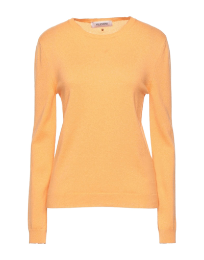 Shop Valentino Garavani Woman Sweater Orange Size 6 Cashmere