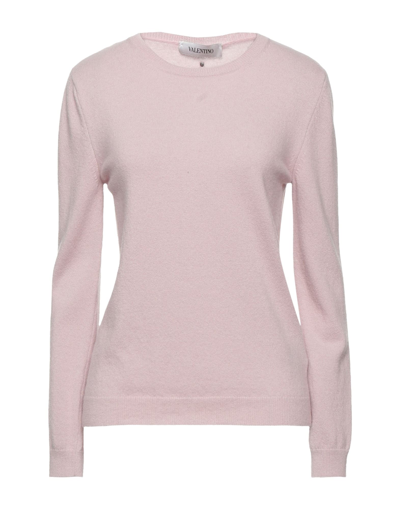 Shop Valentino Garavani Woman Sweater Light Pink Size 6 Virgin Wool, Cashmere