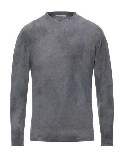 Shop Kangra Cashmere Kangra Man Sweater Grey Size 42 Cotton, Modal, Elastane