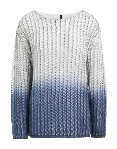 Shop Pierantonio Gaspari Woman Sweater Blue Size 8 Cotton