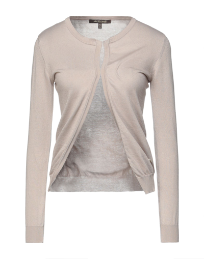 Shop Roberto Cavalli Woman Cardigan Beige Size L Cotton, Cashmere