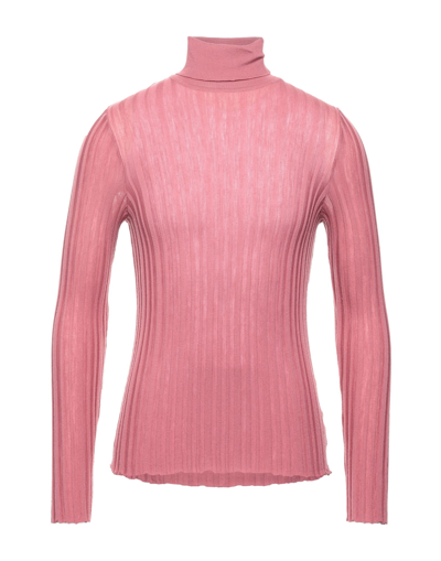 Shop Yoon Man Turtleneck Pastel Pink Size 42 Merino Wool