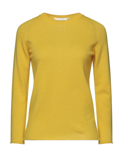 Shop Lamberto Losani Sweaters In Yellow