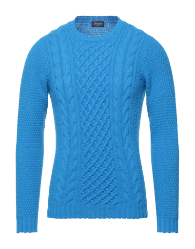 Shop Drumohr Sweaters In Azure