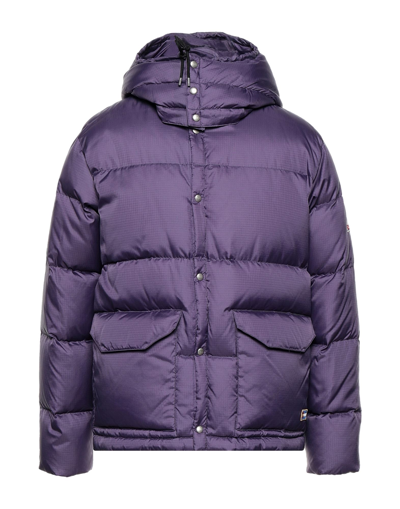 Shop Holubar Man Down Jacket Purple Size 5 Polyamide