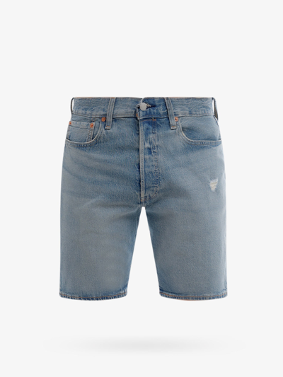 Shop Levi's Bermuda Shorts In Blue
