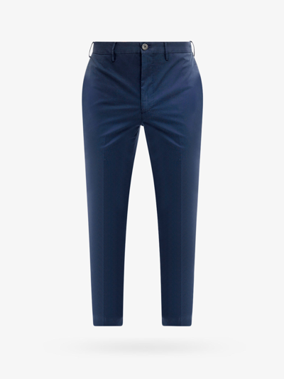 Shop Incotex Trouser In Blue