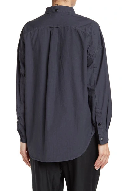 Shop Alex Mill Oversize Pocket Popover Shirt In Washed Black