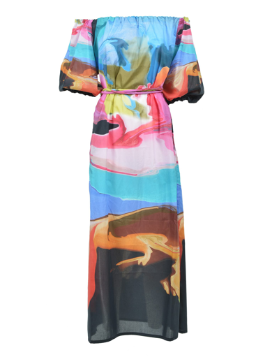 Shop Sara Roka Nikki Dress In Multicolor