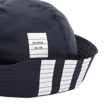 Shop Thom Browne 4-bar Bucket Hat In 415