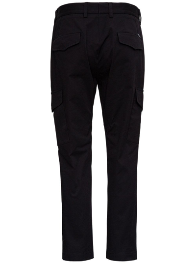 Shop Dolce & Gabbana Cropped Cargo Pants In Nero