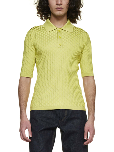 Shop Bottega Veneta Buttoned Polo Shirt