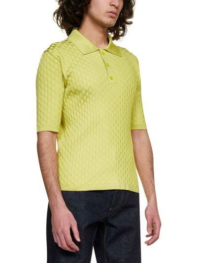 Shop Bottega Veneta Buttoned Polo Shirt