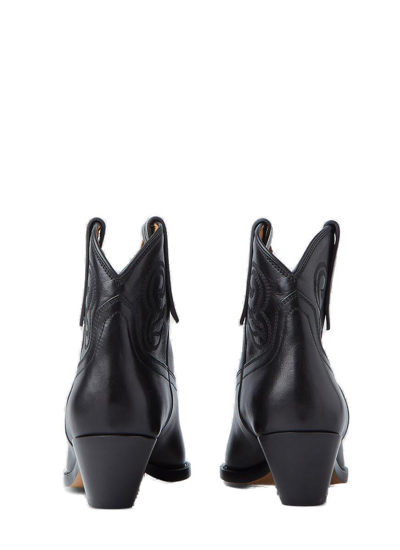 Shop Isabel Marant Pointed Toe Slip-on Ankle Boots