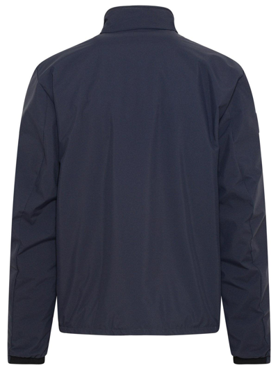 Shop Woolrich Bomber Zipped Jacket In Blu