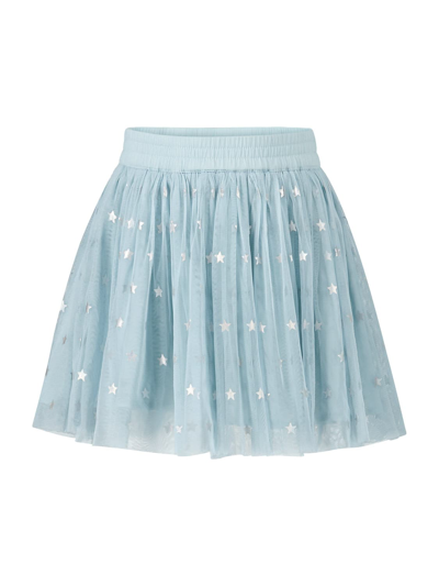 Shop Stella Mccartney Skirt For Girls In Blue