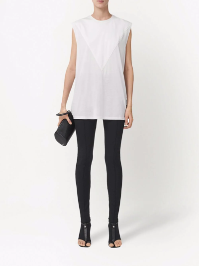 Burberry Crewneck Short-sleeved T-shirt In White
