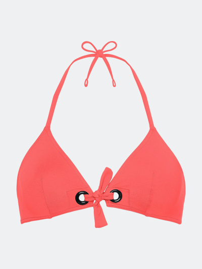 Shop Eres Beaute Triangle Bikini Top In Pink